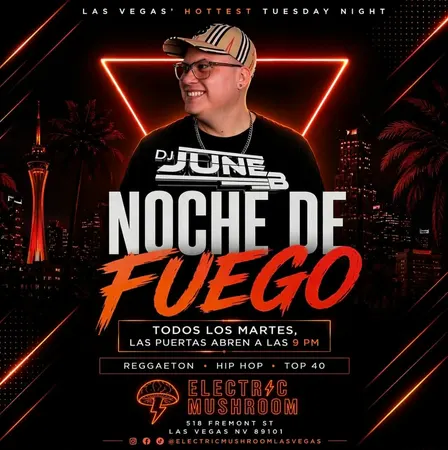 NOCHE DE FUEGO AT ELECTRIC MUSHROOM ( HIP HOP, LATIN, TOP 40 )