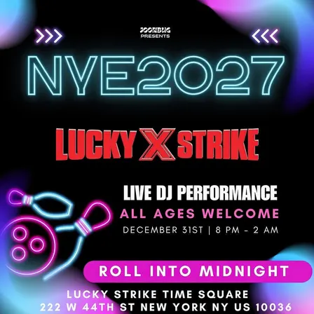 Lucky Strike Times Square NYE 27 NYC