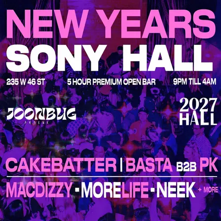 Sony Hall NYE 27 NYC