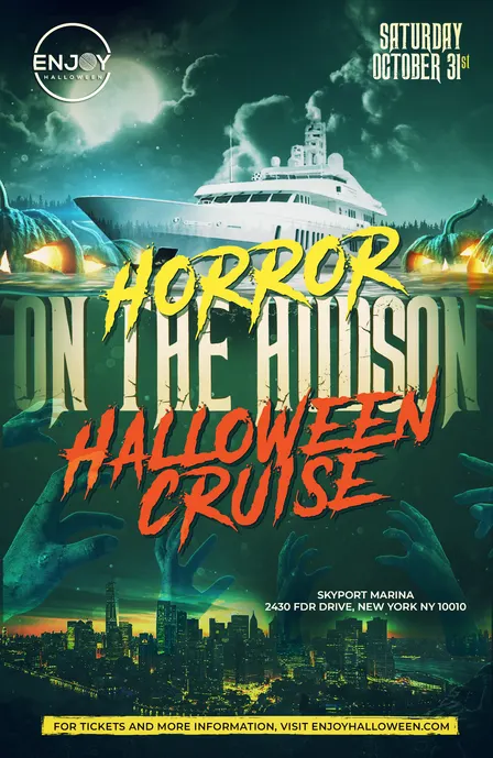 Horror on the Hudson Halloween Hip-Hop & Latin Yacht Party Cruise