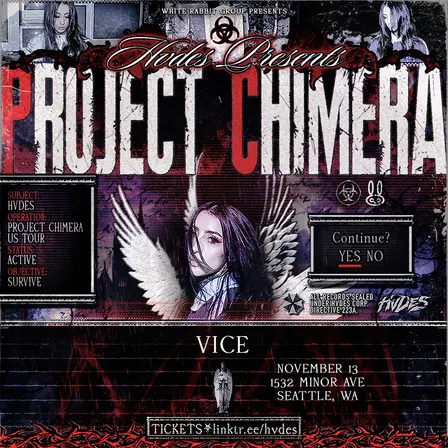 WRG Presents HVDES 'Project Chimera' Tour