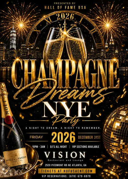 CHAMPAGNE DREAMS: New Years Eve in Atlanta