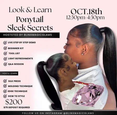 PONYTAIL SLEEK SECRETS