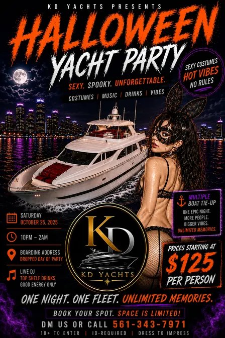 Halloween Yacht Party