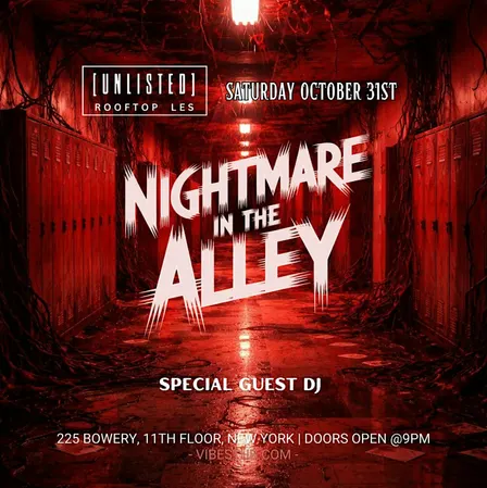 Unlisted Rooftop Halloween Party - Saturday 10/31 (The Untitled Hotel LES)