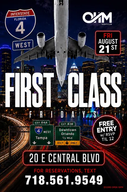 FIRST CLASS FRIDAYS