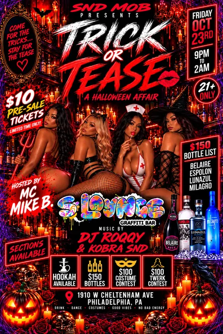 TRICK👻 OR TEASE😉
