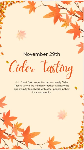 Cider Tasting