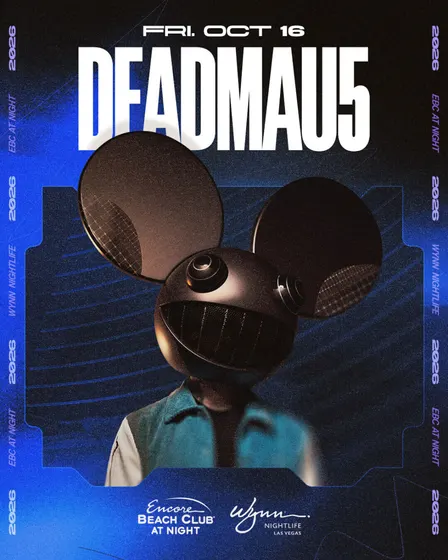 DEADMAU5 AT ENCORE BEACH CLUB AT NIGHT