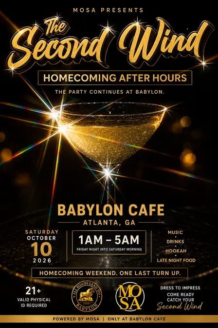 THE SECOND WIND: HOMECOMING AFTER HOURS 🥂✨