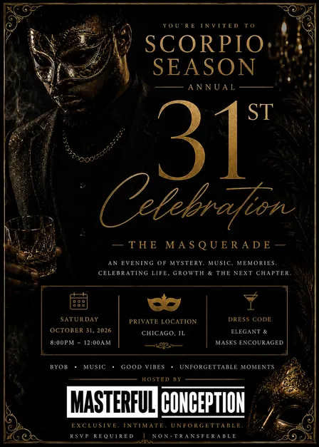 Scorpio Season — 31st Annual Celebration