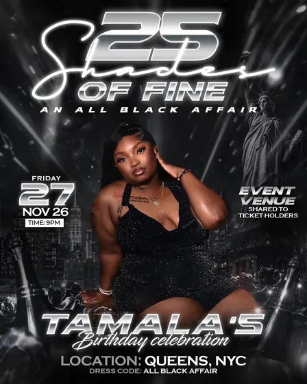 Tamala’s 25 Shades of Fine: All Black Affair