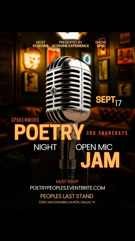 Poetry Jam Open Mic