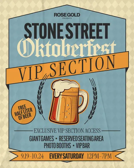 Stone Street Oktoberfest VIP Section