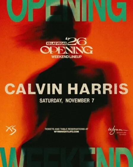 CALVIN HARRIS AT XS NIGHTCLUB