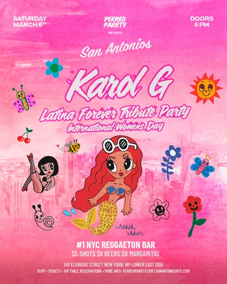 Karol G Latina Forever Tribute Party (International Womens Day)