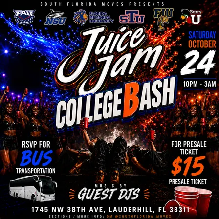 Juice Jam College Bash