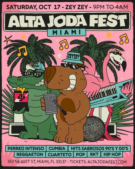 Alta Joda Fest Miami - Cumbia, Perreo y Fernet @ Zey Zey