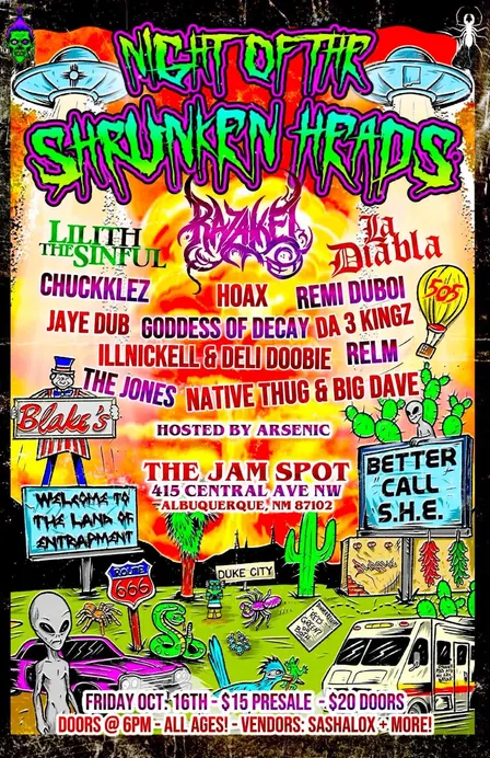 SHE FEST: Night of the Shrunken Heads
