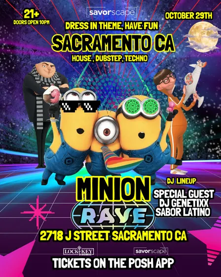 10/29 - MINION RAVE 21+🍌