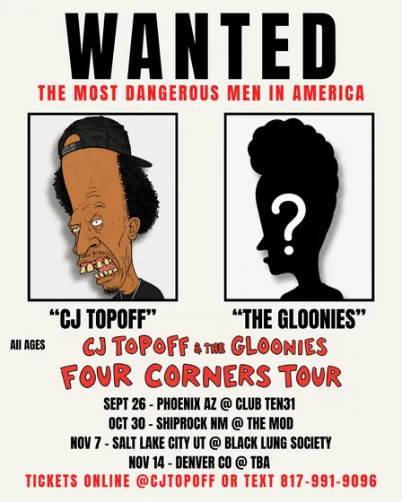 NOV 7th: Cj TopOff Live in Salt Lake City, UT!
