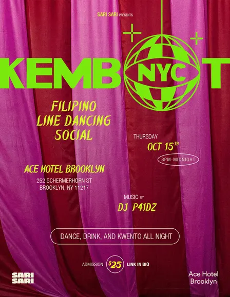 Sari-Sari x Kembot NYC: Line Dancing Social 10/15