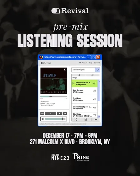 REVIVAL Pre-Mix Listening Session