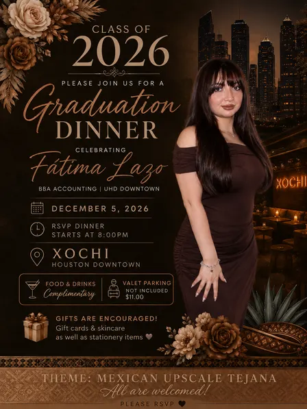 Fatima Lazo Grad Dinner