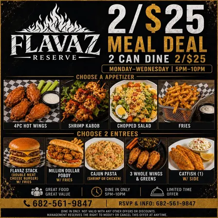 2 For $25 (Flavaz Reserve)