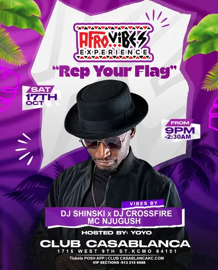 AFRO VIBES EXPERIENCE: “REP YOUR FLAG”