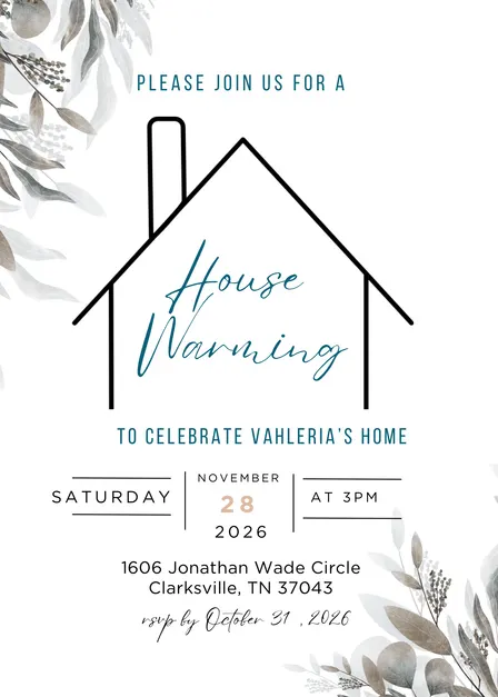 House Warming🏡