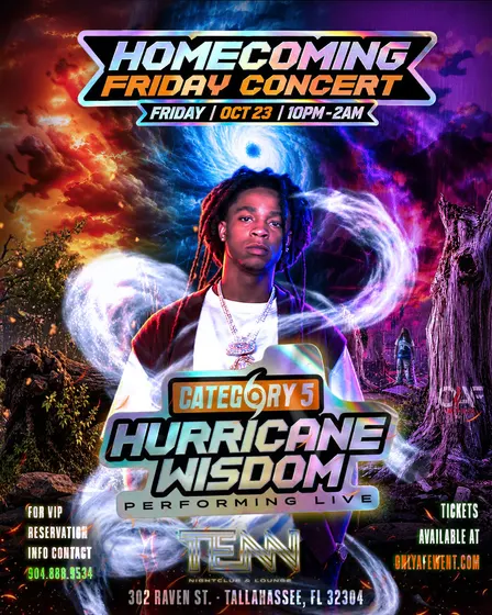 Six Stars FL: Category 5: Homecoming Concert Performance By Hurricane Wisdom
