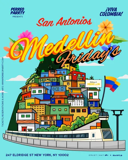 Medellin Fridays - Colombian Latin & Reggaeton Party at San Antonios NYC