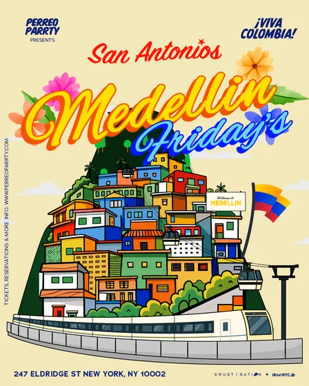 Medellin Fridays - Colombian Latin & Reggaeton Party at San Antonios NYC