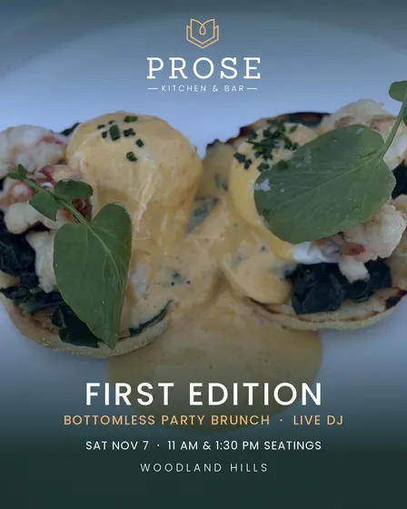 First Edition: Bottomless Party Brunch at Prose