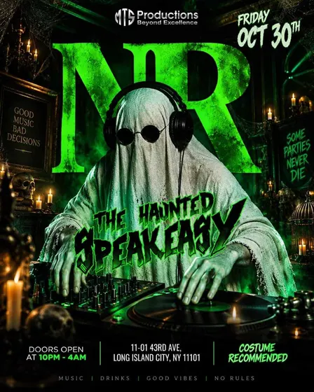 Newsroom Halloween Party 2026 | The Haunted Speakeasy in LIC