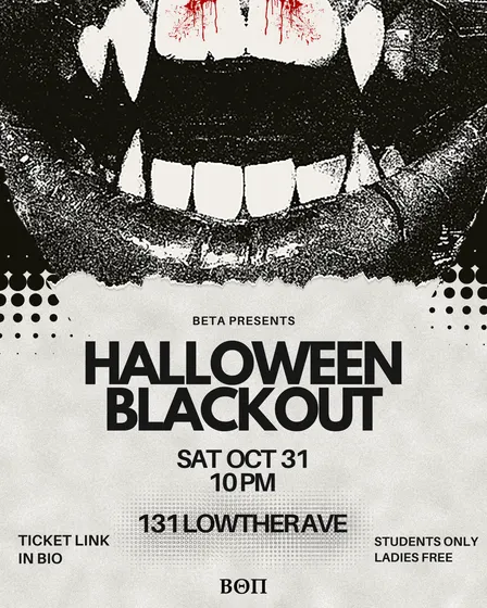 HALLOWEEN BLACKOUT - halloween presented by BETA