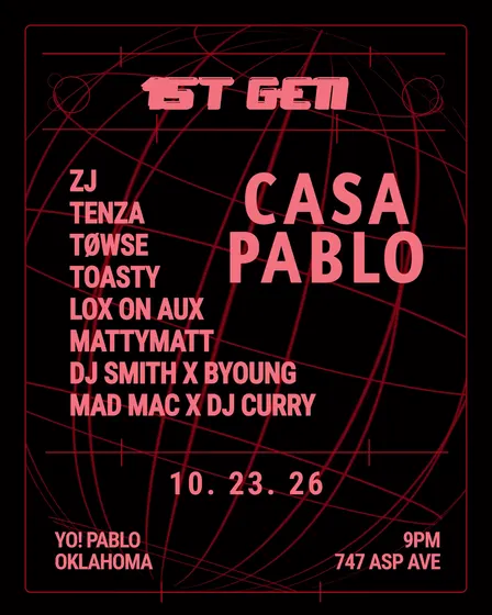 1ST GEN: CASA PABLO Oklahoma