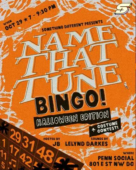 Name That Tune Bingo: Halloween Edition
