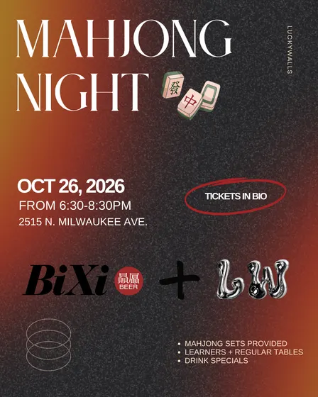 Lucky Walls x BiXi Beer: Mahjong Night