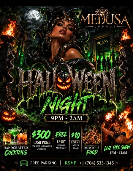 Medusa Lounge Presents: Halloween Night 🎃🐍