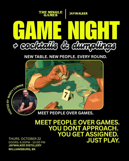 The Mingle Games: Comedy Game Night + Cocktails | Jaywalker, Brooklyn