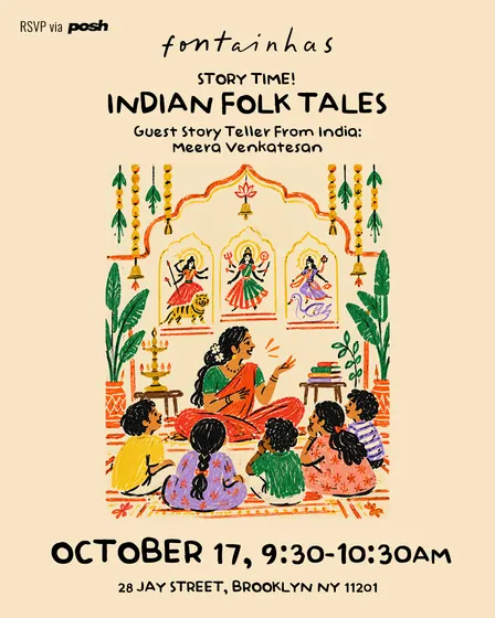 Indian Folk Tales Storytime with Meera Venkatesan