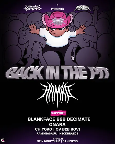 PROJECT SEISMIC x RAVEHOUSE PRESENT: HAMRO, BLANKFACE B2B DECIMATE, ONARA, CHIYOKO