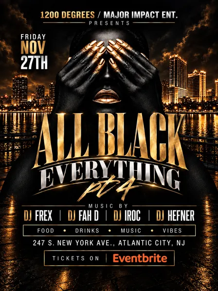 ALL BLACK EVERYTHING Powered by @1PRINCEQUAN | MAJOR IMPACT ENT 🔥