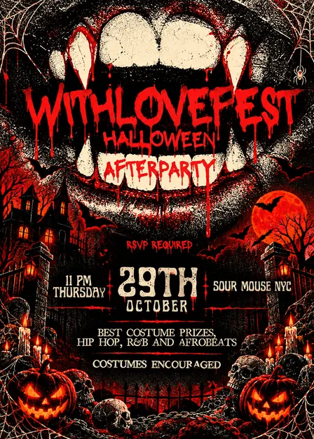 WITHLOVEFEST HALLOWEEN AFTERPARTY