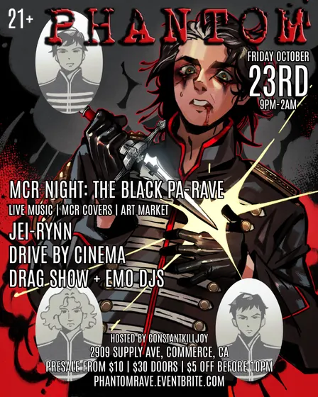 MCR NIGHT - PHANTOM: THE BLACK PA-RAVE
