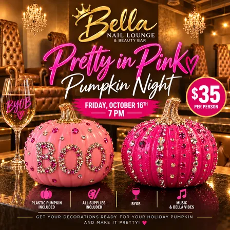 🎀 Pretty & Pink Pumpkin Night 🎃
