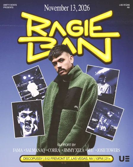 RAGIE BAN W/ UNITY EVENTS 🪩