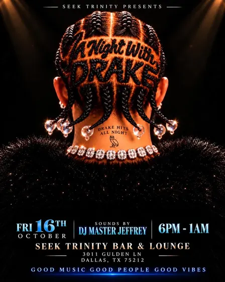 "7 For 7" R&B + Happy Hour Friday At Seek Trinity.